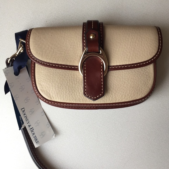 NWT Vintage Dooney & Bourke Wristlet Tan Brown - Picture 1 of 8
